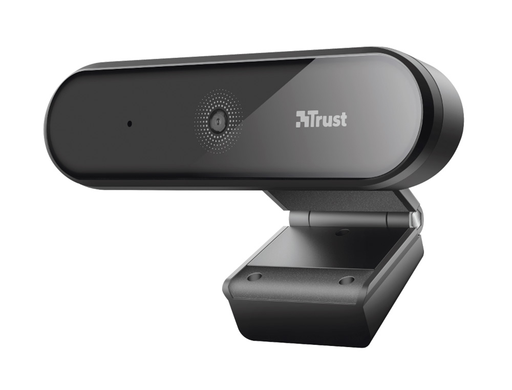 CAMARA WEBCAM TRUST TYRO CON MICROFONO Y TRIPODE 1920X1080 FULL HD USB 2.0 COLOR NEGRO
