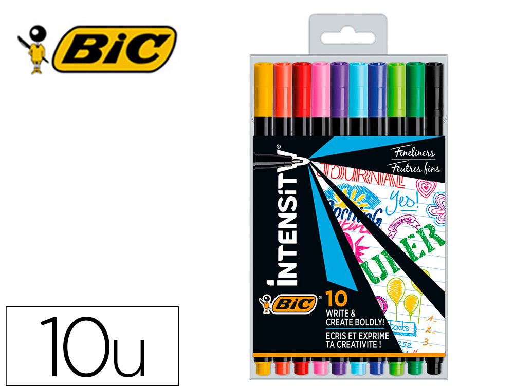 Bic Intensity Caja 24 Rotuladores de Colores Surtidos