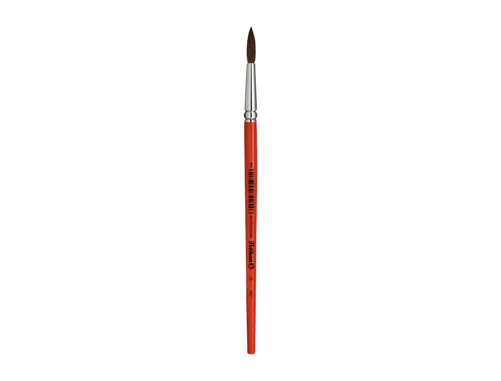 PINCEIS AGUARELA PELIKAN SERIE 23 N 7 VIROLA ALUMINIO