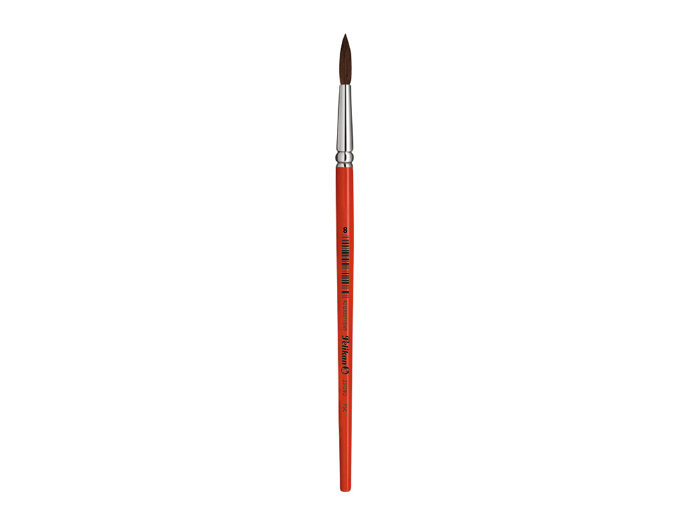 PINCEIS AGUARELA PELIKAN SERIE 23 N 8 VIROLA ALUMINIO