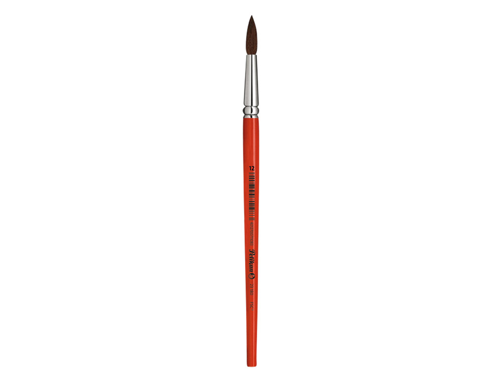 PINCEIS AGUARELA PELIKAN SERIE 23 N 12 VIROLA ALUMINIO