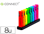 MARCADOR Q-CONNECT FLUORESCENTE NEON PONTA BISELAD