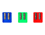 APARA LAPIS LIDERPAPEL PLASTICO 2 USOS CORES SORTI