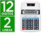 CALCULADORA LIDERPAPEL DE SECRETARIA COM IMPRESSOR