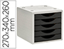 BLOCO CLASSIFICADOR DE GAVETAS Q-CONNECT 5 GAVETAS