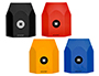 PORTA LAPIS ANTARTIK SILICONE HEXAGONAL CORES SORT