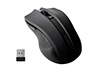 RATO Q-CONNECT OTICO SEM FIOS 1000 DPI RECETOR USB