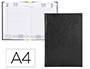 AGENDA ENCUADERNADA LIDERPAPEL CORFU A4 2023 DIA PAGINA COLOR NEGRO PAPEL 60 GR