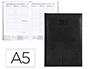 AGENDA ENCUADERNADA LIDERPAPEL CRETA 15X21 CM 2023 SEMANA VISTA COLOR NEGRO PAPEL 70 GR