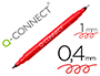 MARCADOR Q-CONNECT MARCADOR PERMANENTE DUPLA PONTA