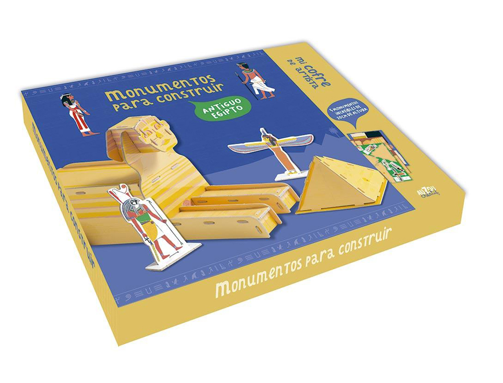 Juego didactico auzou monumentos para construir antiguo egipto