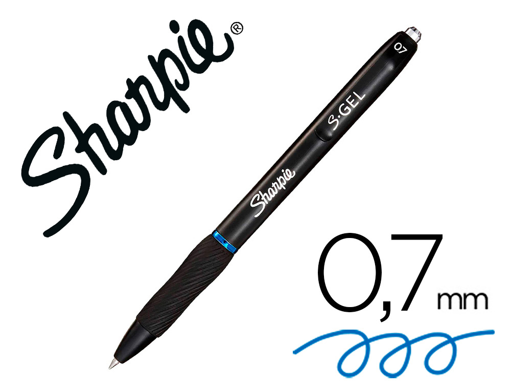 Rotulador Sharpie Permanente Color Negro Punta fina Caja 12 (155876)