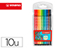 MARCADOR STABILO AGUARELAVEL PEN 68 ESTOJO CARTAO 