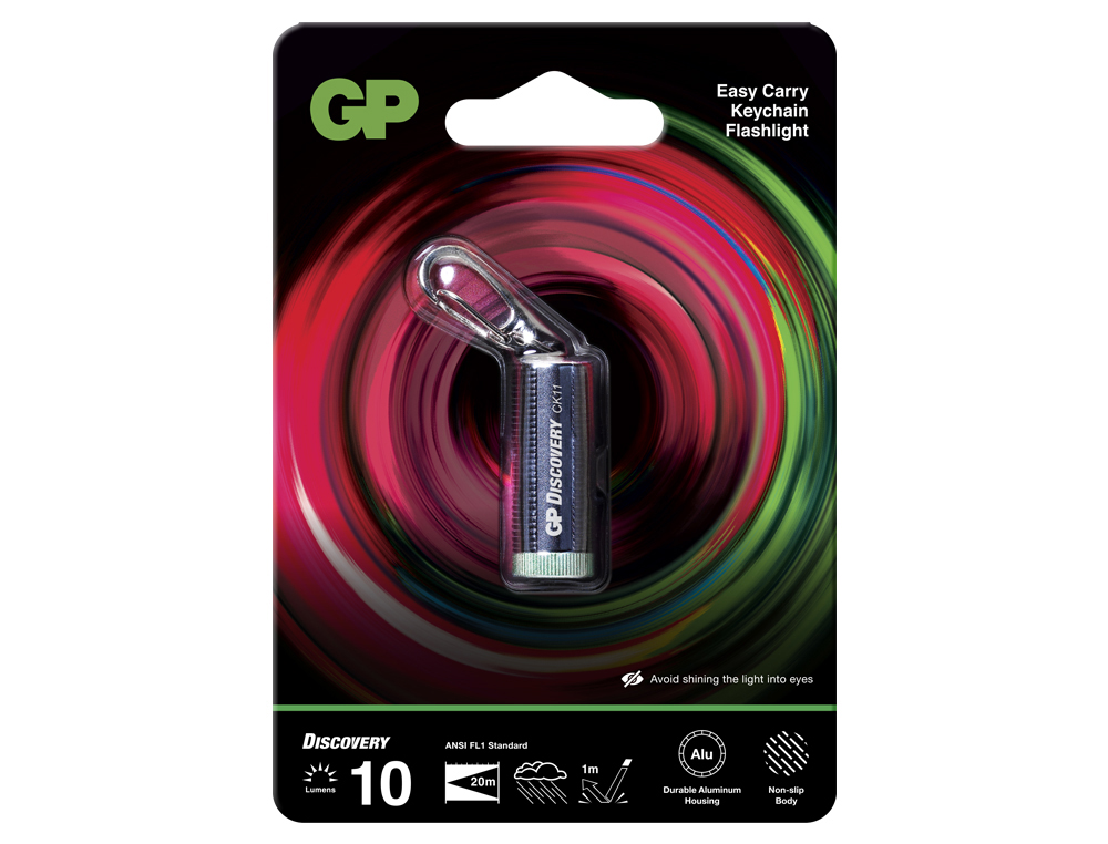 Linterna gp led 10 lumenes llavero longitud 129 mm