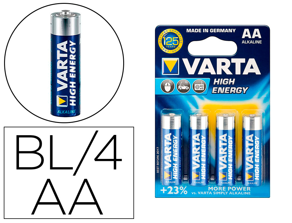 Pila AAA Alcalina 6+2 LongLife Power Varta