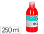 PINTURA ACRILICA LIDERPAPEL BOTE DE 250 ML ROJO