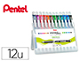 ESTOJO PENTEL BL77 COM 12 UNIDADES E 12 CORES