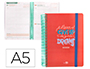 AGENDA ESCOLAR LIDERPAPEL CURSO 23-24 BASIC DIN A5 BILINGUE DIA PAGINA ESPIRAL TAPA POLIPROPILENO CORAL