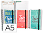 AGENDA ESCOLAR LIDERPAPEL CURSO 23-24 COLLEGE CLASSIC DIN A5 BILINGUE DIA PAGINA POLIPROPILENO PERSONALIZABLE