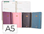 AGENDA ESCOLAR LIDERPAPEL CURSO 23-24 COLLEGE CLASSIC LINES DIN A5 BILINGUE SEMANA VISTA CARTON FORRADO ESPIRAL