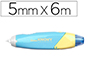 CORRETOR DE FITA PENTEL KNOKY 5MMX6M COR PASTEL AZ