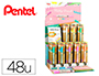 PINCEL PENTEL MILKY BRUSH EXPOSITOR COM 48 UNIDADE