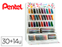 PINCEL PENTEL BRUSH SIGN PEN COM PONTA DUPLA EXPOS