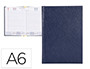 AGENDA ENCUADERNADA LIDERPAPEL CORFU A6 2024 DIA PAGINA COLOR AZUL PAPEL 60 GR
