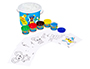 PINTURA A DEDOS JOVI BUCKET SUPER KIT 5 FRASCOS 35