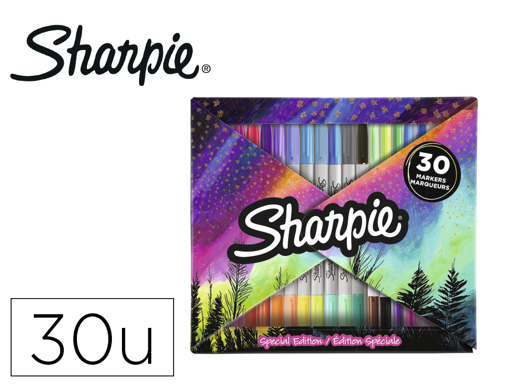 Rotulador sharpie fine blister 30 uds. fold + 20 uds.fine + 10 uds. ultrafine