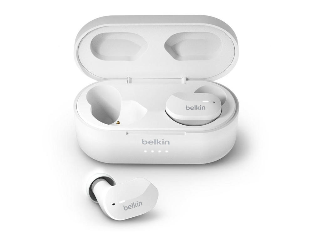 Auricular bluetooth belkin auc001btwh true wireless soundform color blanco