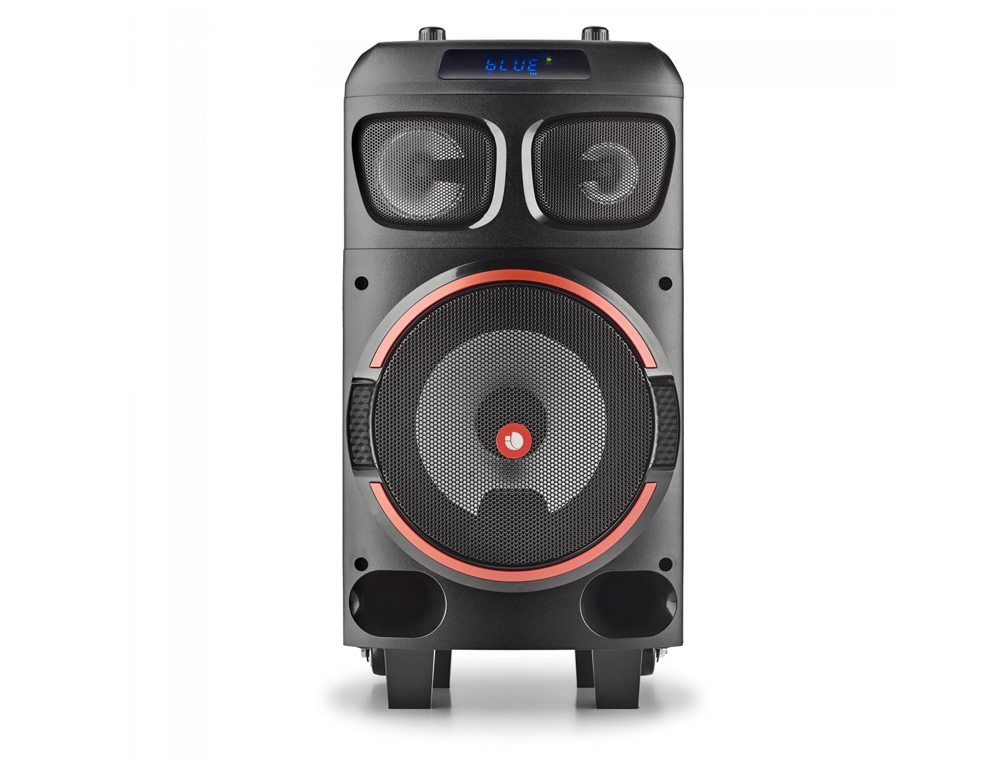 Altavoz ngs wild dub zero portatil 120w 8/' woofer bluetooth y tws usb / sd 7 horas bateria con asa y