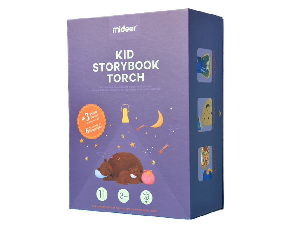 Juego mideer antorcha kids storibook con 12 cuentos