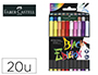 MARCADOR FABER CASTELL BLACK EDITION PONTA DE PINC
