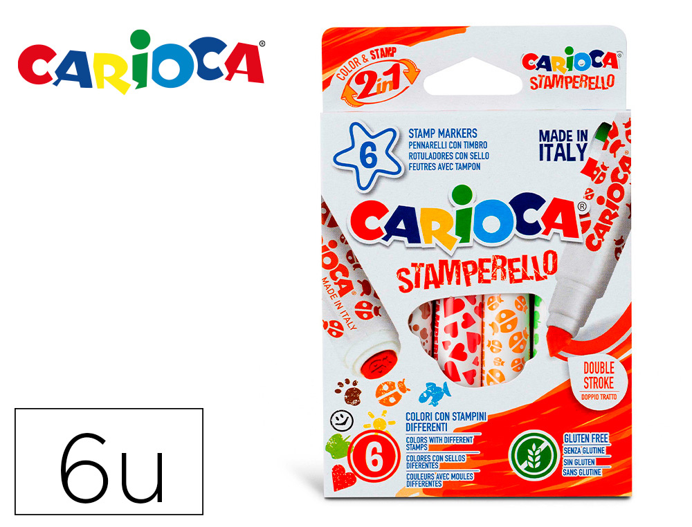 ROTULADOR CARIOCA JOY CAJA DE 18 COLORES (168047) 