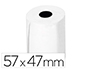 ROLLO SUMADORA TERMICO Q-CONNECT 57 MM ANCHO X 47MM DIAMETRO PARA TPV SIN BISFENOL A PAPEL DE 70 G/M2