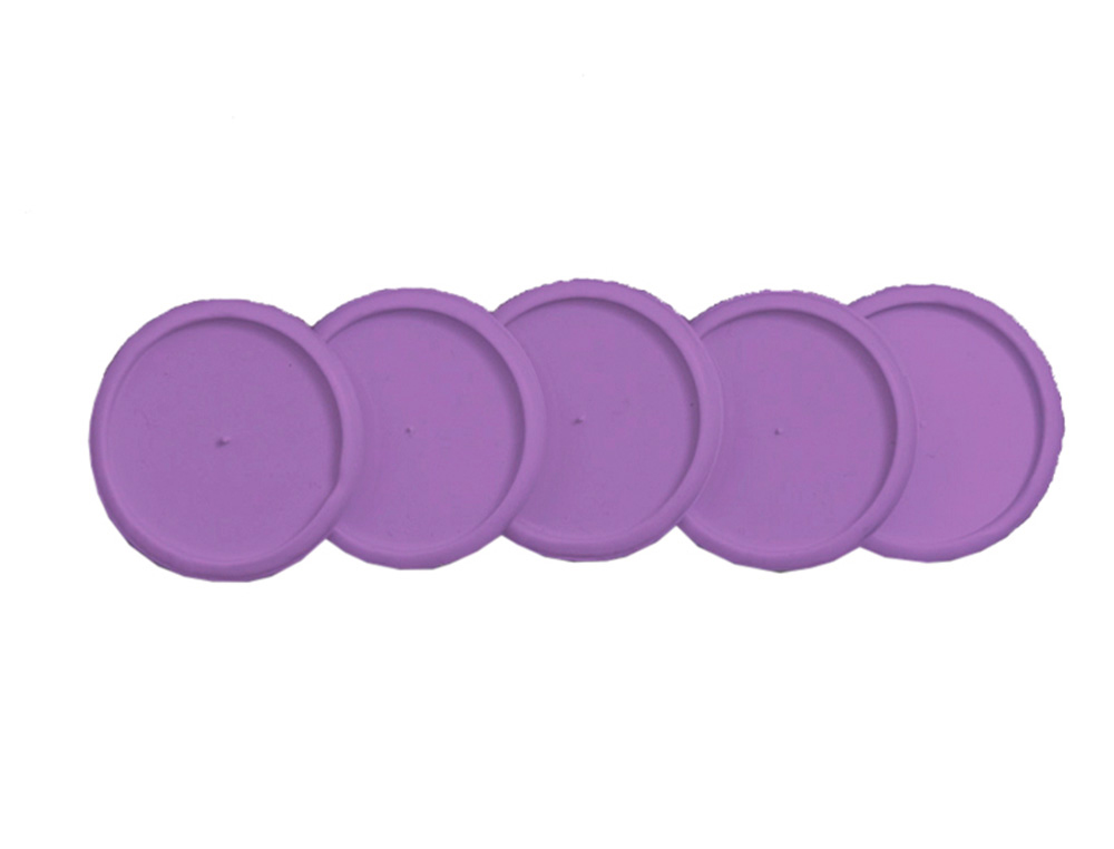 DISCOS Y ELASTICO CUADERNO INTELIGENTE G MORADO DE PAMPAS