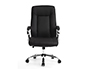 SILLA Q-CONNECT DIRECCION VERO NA SIMIL PIEL BASE METALICA ALT MAX 1210 ANC 650 PROF 730 MM RUEDAS PREMIUM COLOR NEGRO