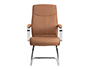 SILLA Q-CONNECT ESCRITORIO MOD ENA SIMIL PIEL BASE METALICA ALT MAX 1050 ANC 630 PROF 650 COLOR CREMA