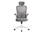 SILLA Q-CONNECT ERGONOMICA PAL ERMO MALLA BASE NYLON ALT MAX 1300 ANC 610 PROF 600 RUEDAS PREMIUM COLOR BLANCO GRIS