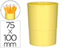 PORTA LAPIS Q-CONNECT PLASTICO AMARELO PASTEL