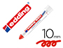 MARCADOR EDDING PERMANENTE 950 PASTA OPACA VERMELH