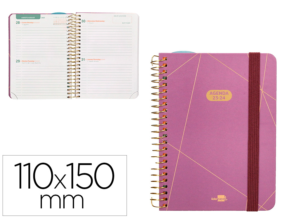 Compra Agenda espiral liderpapel classic a4 2023 dia pagina