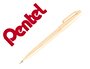 MARCADOR PENTEL BRUSH SIGN PEN COR LARANJA PALIDO