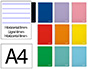 QUADERN ESPIRAL LIDERPAPEL A4 WITTY TAPA DURA 80H 90GR RATLLATS HORITZONTAL 8MM AMB MARGE COLORS ASSORTITS