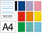 QUADERN ESPIRAL LIDERPAPEL A4 WITTY TAPA DURA 80H 90GR PAUTA 3,5MM AMB MARGE COLORS ASSORTITS
