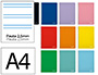 QUADERN ESPIRAL LIDERPAPEL A4 WITTY TAPA DURA 80H 90GR PAUTA 2,5MM AMB MARGE COLORS ASSORTITS