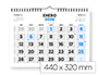 CALENDARI ESPIRAL PARET LIDERPAPEL CLSSIC 2026 NOMBRES GRANS 44X32 CM PAPER 128 GR