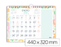 CALENDARI ESPIRAL PARET LIDERPAPEL JOVE 2026 NOMBRES GRANS 44X32 CM PAPER 128 GR AMB PEGATINES