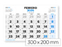 CALENDARI PARET LIDERPAPEL CLSSIC 2026 LLOM ENGOMAT 30X20 CM PAPER 105 GR
